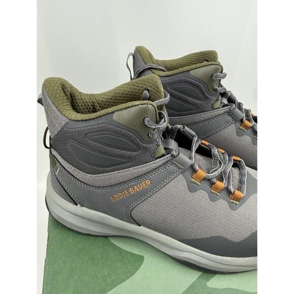 EDDIE BAUER Grey Rapoza Outdoor Hiking Trail Sneaker Boots MENS Sz 9 main image 6